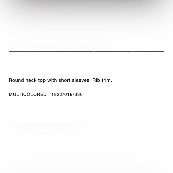 Zara floral print knit top 1822/018 - Picture 4 of 7